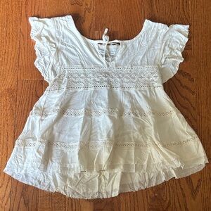 NWT American Eagle Outfitters White Lace Top
